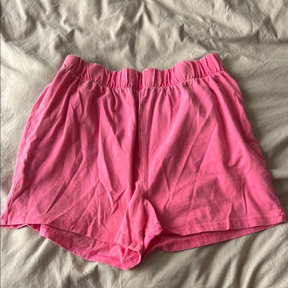 WILD FABLE Pink Cotton Lounge Shorts